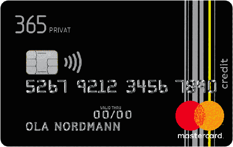 365Privat Mastercard kredittkort