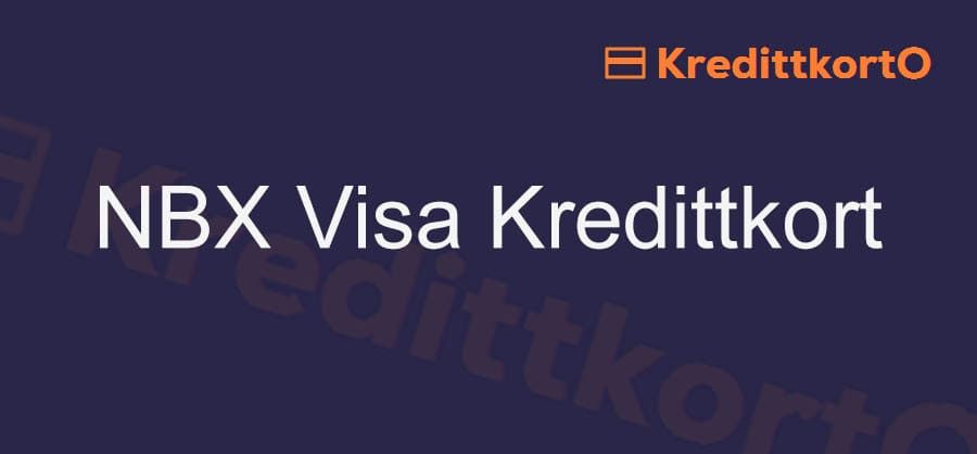 Vurdering av NBX Visa Kredittkort